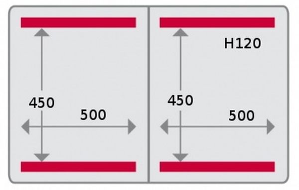 Вакуумный упаковочный аппарат Indokor IVP-500-2S (планки 4 по 500 мм)