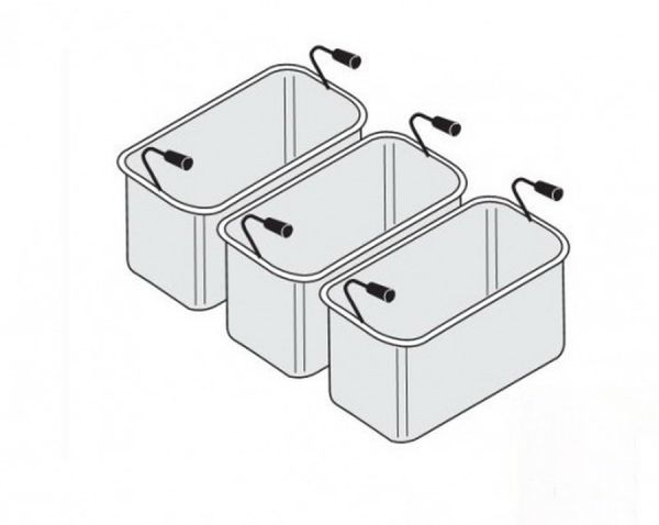 Корзины 3 х GN 1/3-200 для макароноварок Tecnoinox