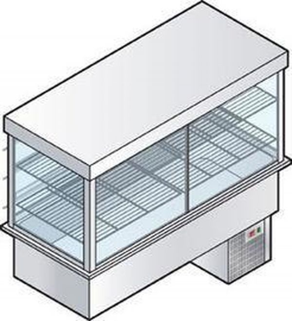 Встраиваемая охлаждаемая витрина Emainox IVTRV4