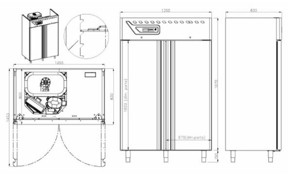 Холодильный шкаф Desmon GM14