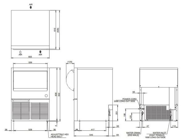 Льдогенератор Hoshizaki KM50A