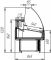 Холодильная витрина Айсберг Оптима Люкс-СНП 1,0 (с подтоварником)