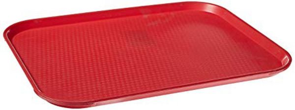 Пластиковый поднос 35х45 см Cambro 163 1418FF (красный)