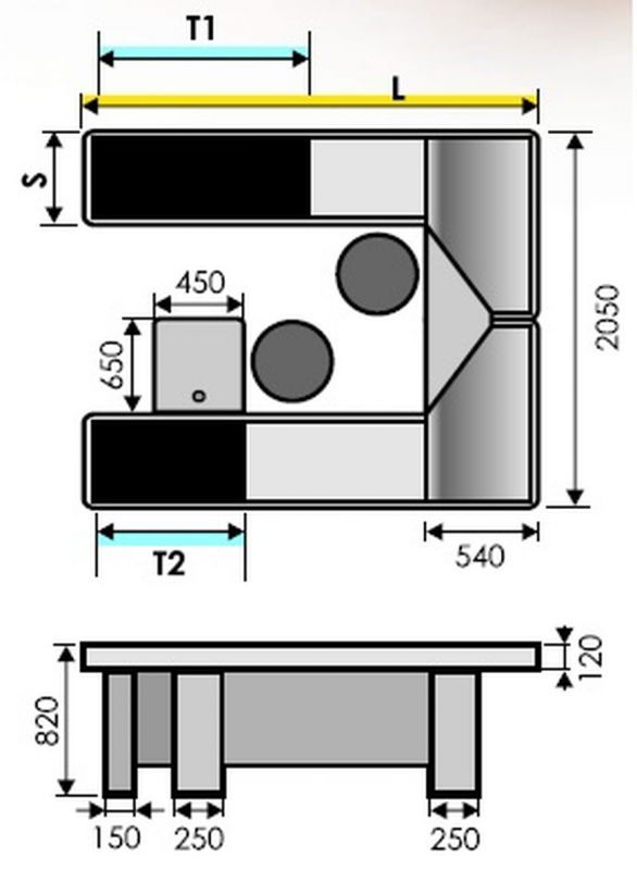 Кассовый бокс Сафари** 220 (60*50)