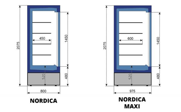 Морозильная горка Levin NORDICA 2500