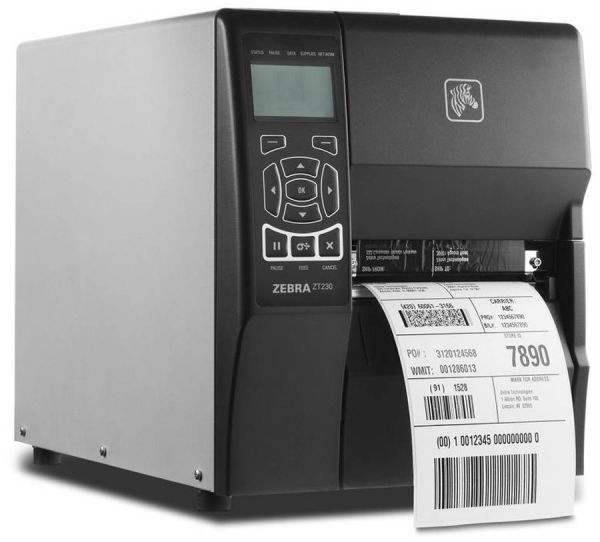 Принтер штрих-кода термотрансферный Zebra ZT230 (203dpi, Ethernet)
