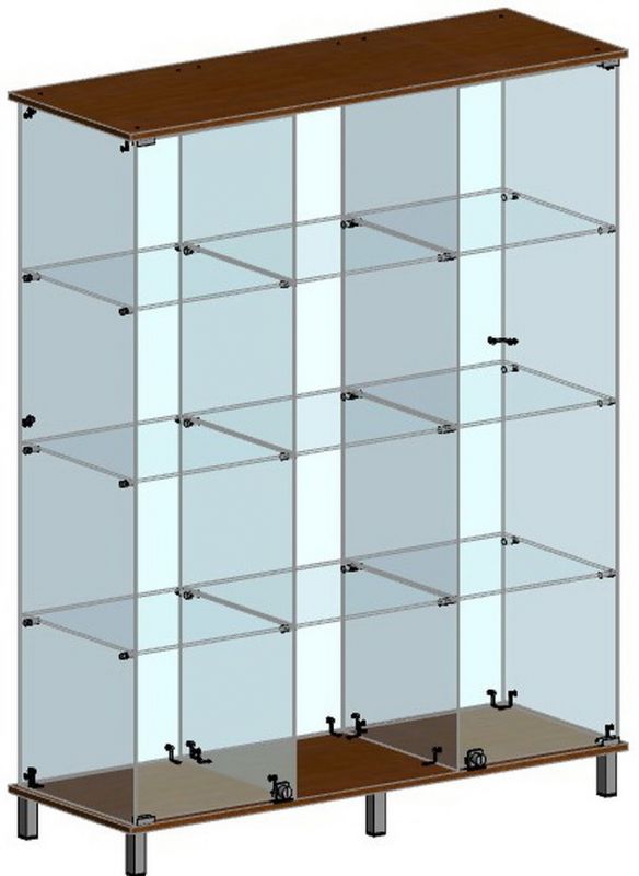 Витрина Ника-10 (с тремя полками, три секции)