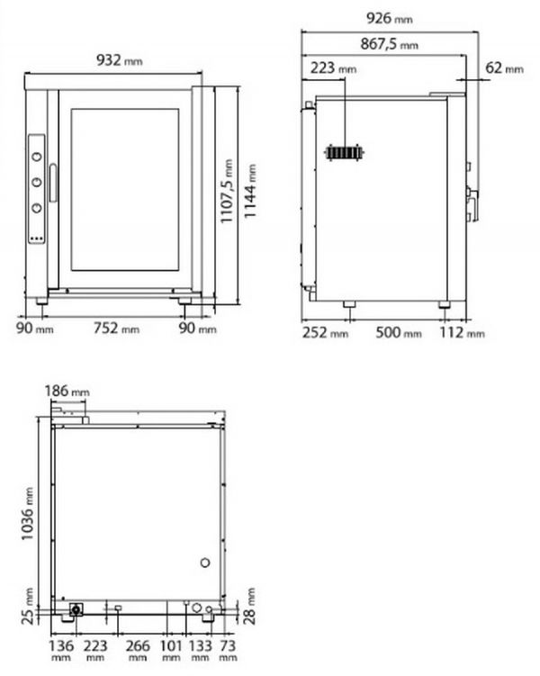 Печь конвекционная Tecnoeka EKF 1064 E UD