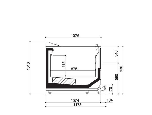 Морозильная бонета Costan TORTUGA 2 LG300 1800-MT1730