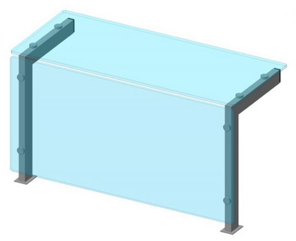 Полка для линии раздачи Iterma Толга ПН-1355-02 drop-in