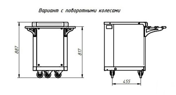 Модуль поворотный Hot-Line МП-45Х (угол внешний)