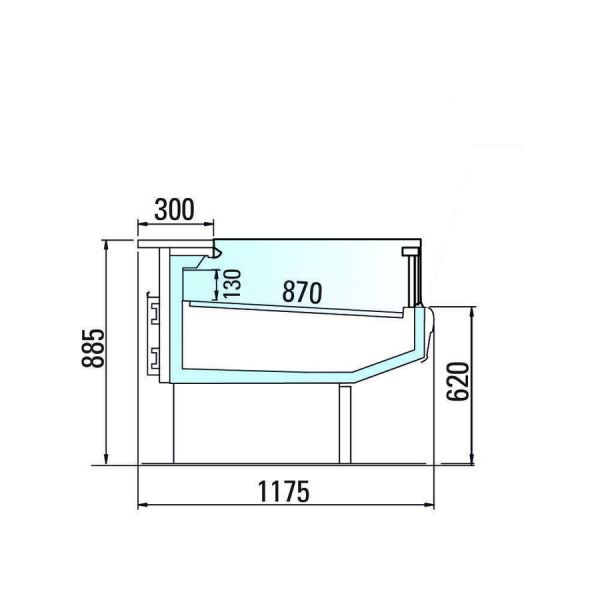 Холодильная витрина Arneg DENVER VDR SELF 2500