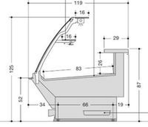 Кондитерская витрина Criocabin ELECTA EC300 1875