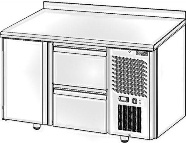 Холодильный стол TM2-02-G