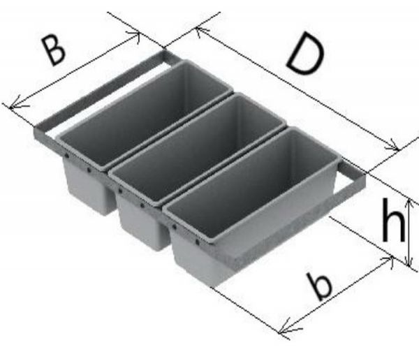 Хлебная форма 3Л11 с ручками