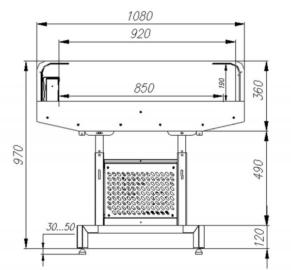 Мобильная промо-витрина Полюс Fudzi PI11 VM 1,25-2 9006