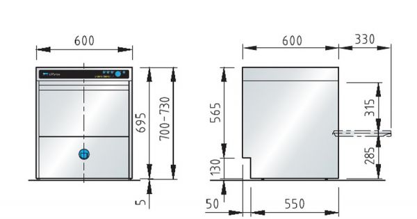 Машина посудомоечная Meiko UPSTER U 500G