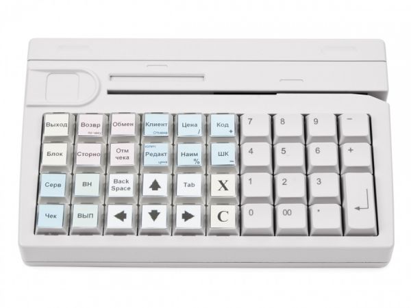 Программируемая POS-клавиатура Posiflex KB-4000U (с ридером МК)