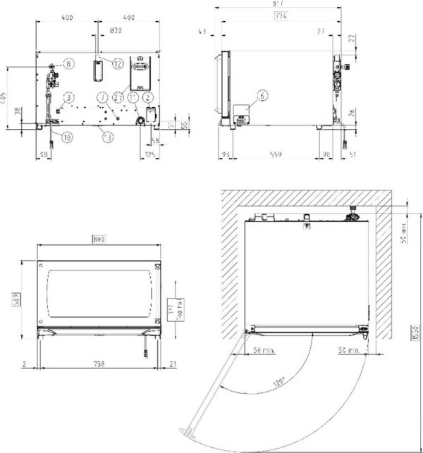 Печь конвекционная Unox XFT 200 (снято с производства)