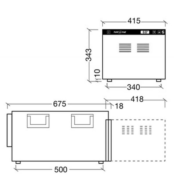 Шкаф тепловой (холдомат) Retigo HOLD-O-MAT Standard