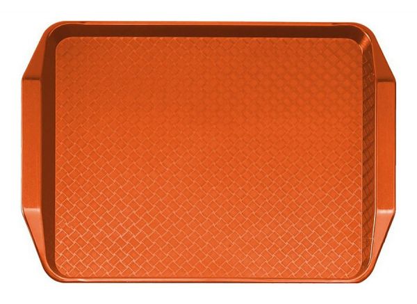 Пластиковый поднос 30х43 см Cambro 1217FFH 166 (оранжевый)